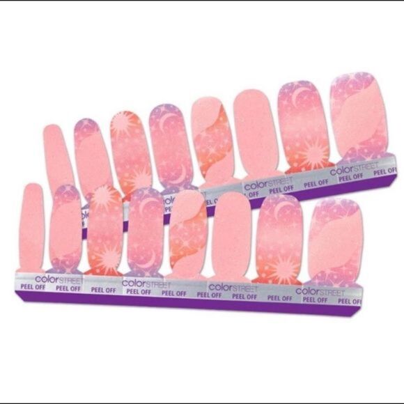 Color Street | Star-Crossed, stars and moon design Limited Edition nail strips - Picture 2 of 9